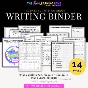 The Fun Learning Writing Binder (Pre-Kindergarten-3rd Grade)